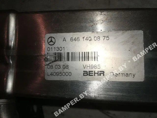 Охладитель отработанных газов к Mercedes E W211, 2006 г.