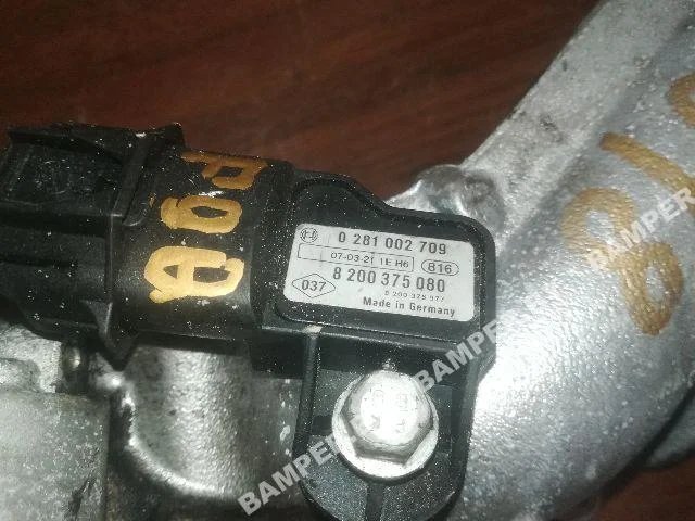 Заслонка дроссельная к Renault Megane, 2007 г.